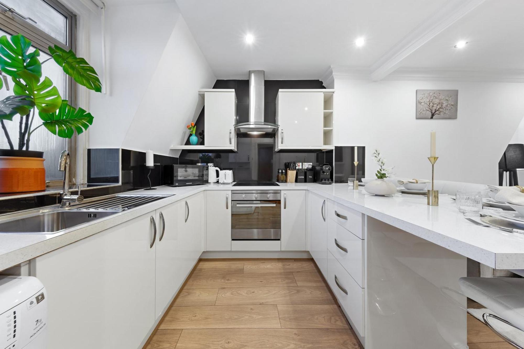 The High Street Kensington Boutique Apartment London Bagian luar foto