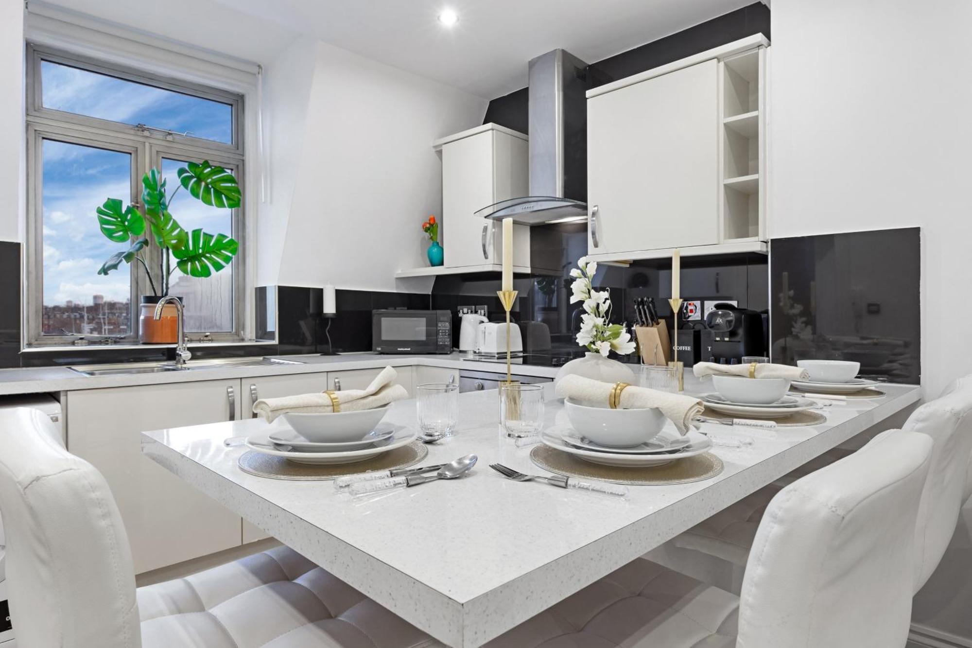 The High Street Kensington Boutique Apartment London Bagian luar foto